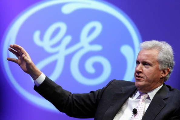 WASHINGTON, DC - FEBRUARY 13: GE Chairman and CEO Jeffrey Immelt participates in a discussion on "The Future of Manufacturing: Growing American Competitiveness" during GE's four-day event "American Competitiveness: What Works," at the Andrew Mellon Auditorium February 13, 2012 in Washington, DC. As part of its "Hire Our Heroes" program, General Electric Co. says it will hire 5,000 veterans over the next five years and invest $580 million to expand its aviation business. (Photo by Chip Somodevilla/Getty Images)
